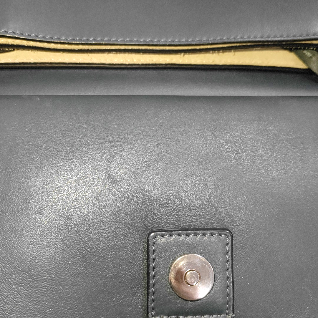 Chloé Faye Medium size Color block cowhide shoulder bag crossbody bag Golden hardware Removable shoulder strap-(SKU)-936442093