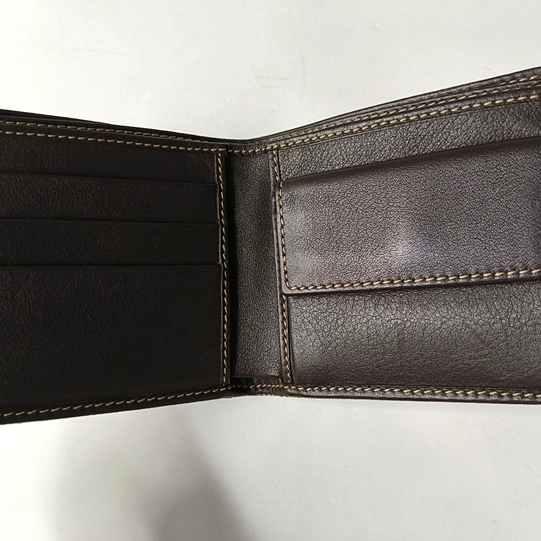 GUCCI Brown Canvas Monogrammed Wallet Golden hardware-(SKU)-953543328