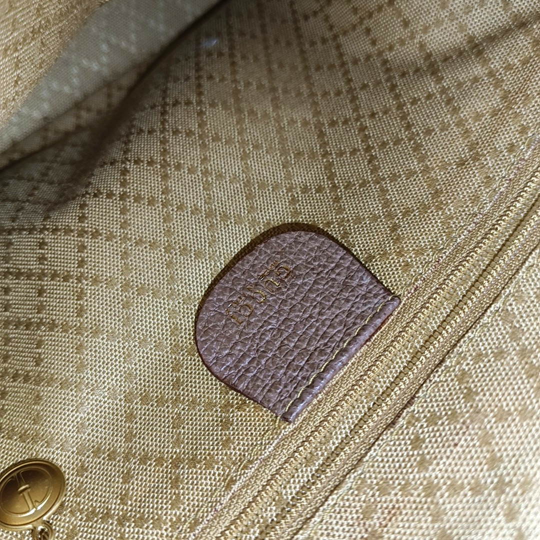 GUCCI Bamboo 1947 Dark Brown Cowhide Bamboo Handle Bamboo Handle Bag Single Shoulder Bag Golden hardware-(SKU)-941637943