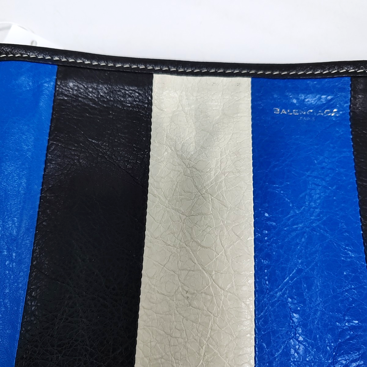 BALENCIAGA Bazar Multicolor Cowhide Clutch Silver Hardware-(SKU)-951793216