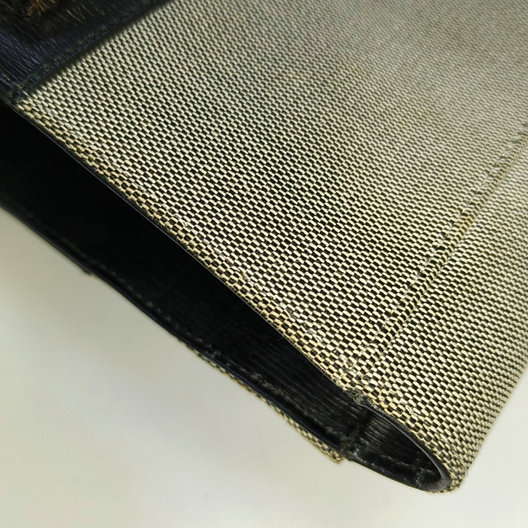 GUCCI Tote bag Gray Fabric Single Shoulder Bag Handbag Silver Hardware-(SKU)-14339231
