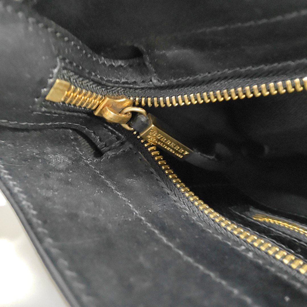 BURBERRY Tote bag Khaki Canvas Tote Bag Golden hardware-(SKU)-945320394