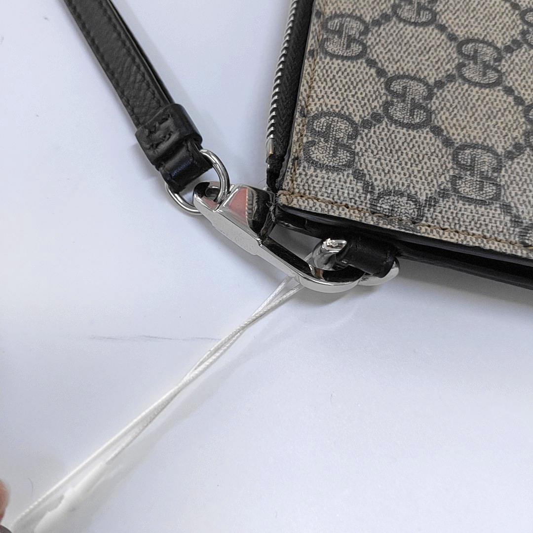 GUCCI Beige Coated Canvas Vintage Handbag Silver Hardware-(SKU)-956350936