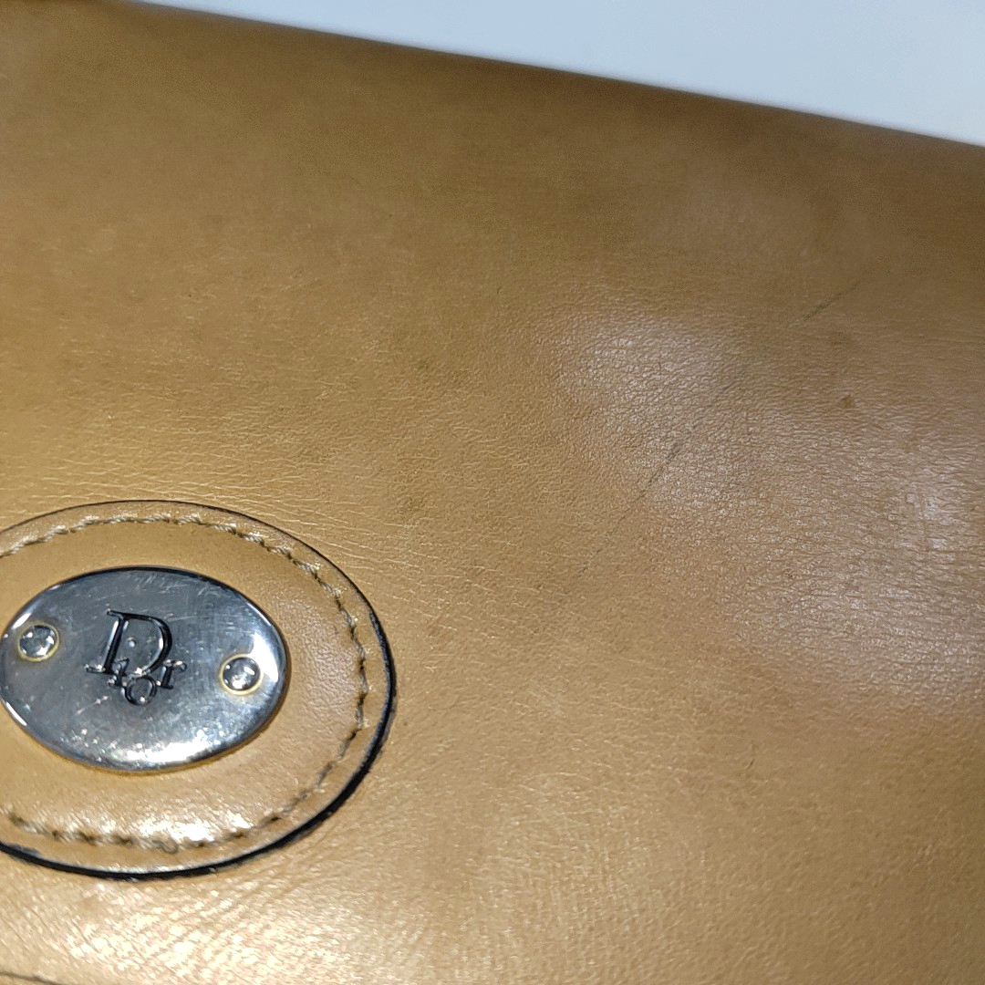 DIOR Black Coated Canvas Single Shoulder Bag Crossbody Golden hardware Sub-bag-(SKU)-14276666