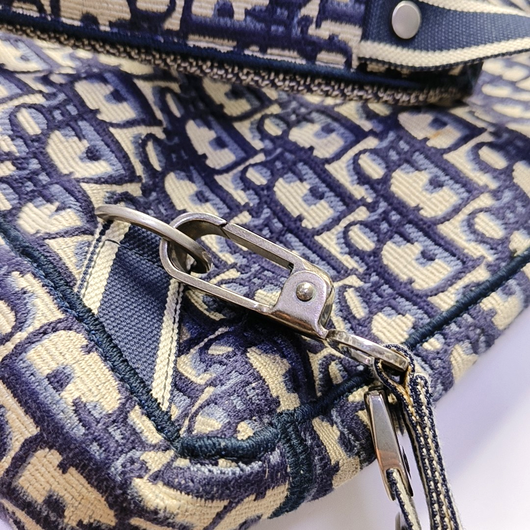 DIOR Diorcamp Blue Canvas Backpack-(SKU)-954461793
