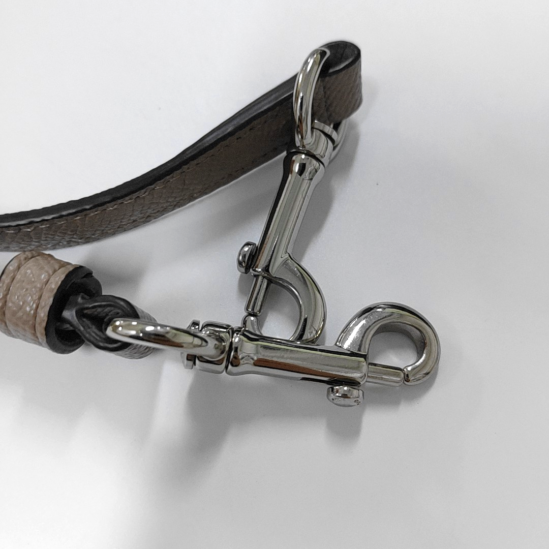 COACH RHYDER Gray Leather Carriage Single Shoulder Handbag Silver Hardware shoulder straps-(SKU)-932590203
