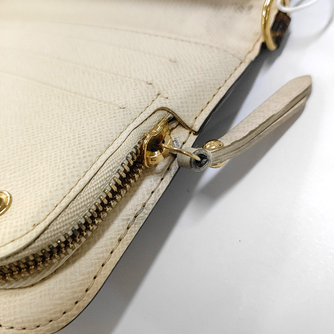 LOUIS VUITTON INSOLITE Brown coated canvas vintage wallet Golden hardware-(SKU)-959102208