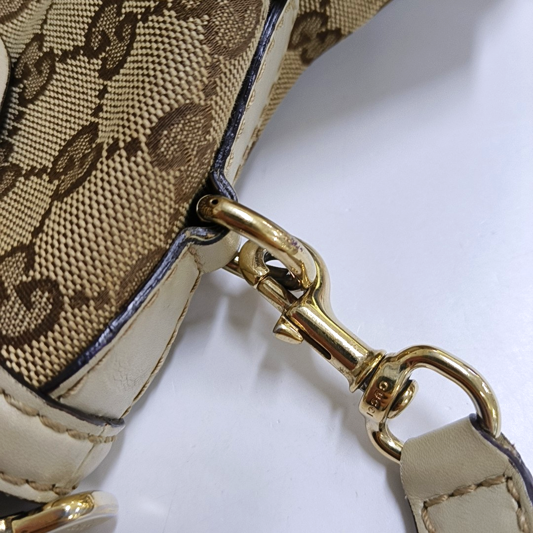 GUCCI Sukey Khaki canvas monogram crossbody bag, handbag Golden hardware Removable shoulder strap-(SKU)-946495807