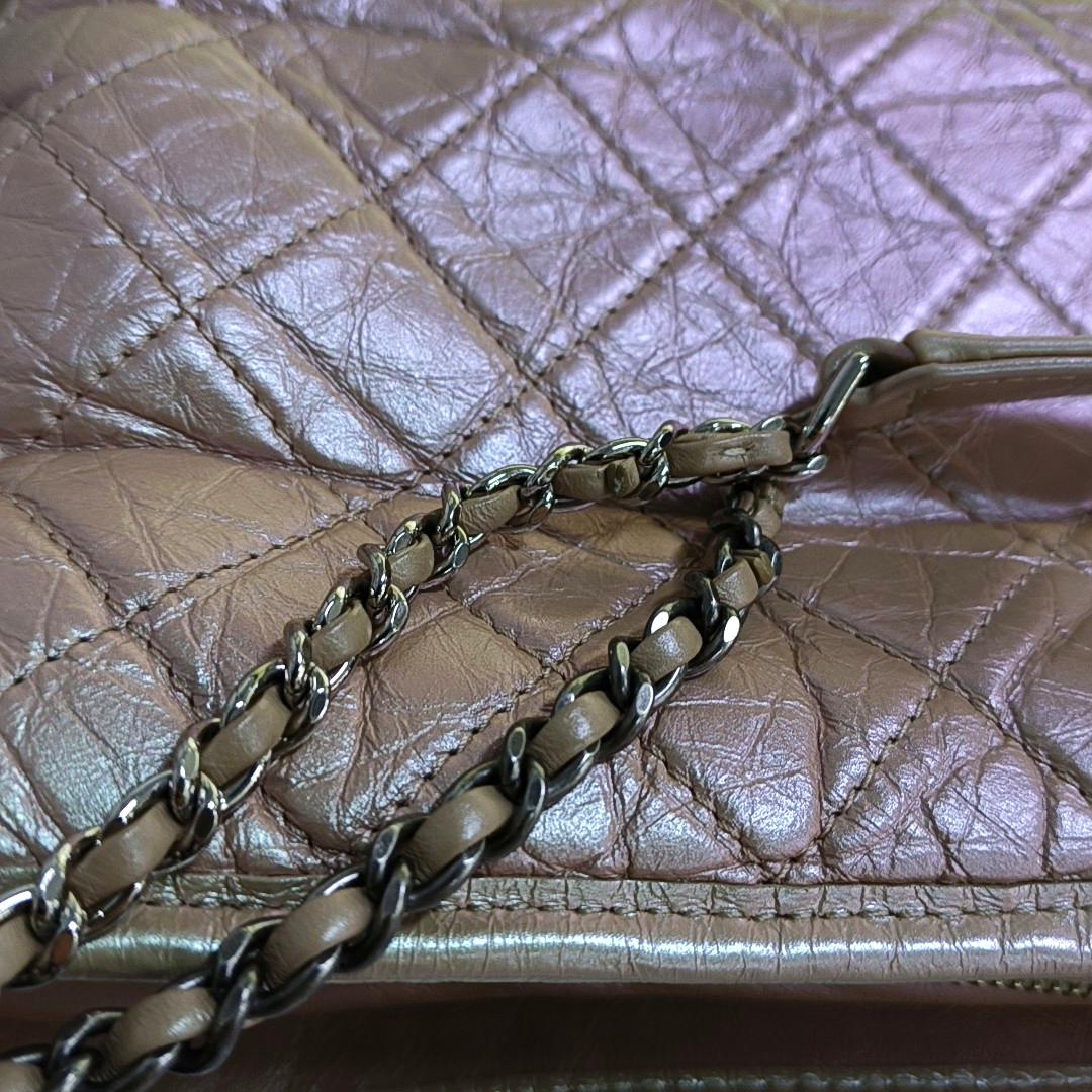 CHANEL GABRIELLE Medium Pink Calfskin Quilted Crossbody Shoulder Bag Detachable Strap-(SKU)-946545015