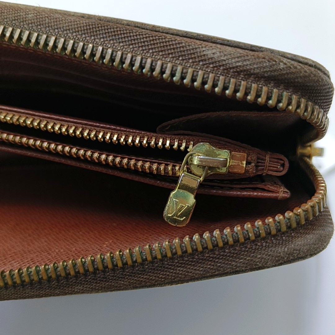 LOUIS VUITTON INSOLITE Brown coated canvas vintage wallet Golden hardware-(SKU)-957235137