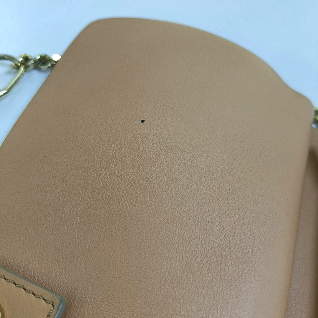 Chloé Faye Medium size Orange Suede Leather Single Shoulder Bag Golden hardware Removable shoulder strap-(SKU)-950948010