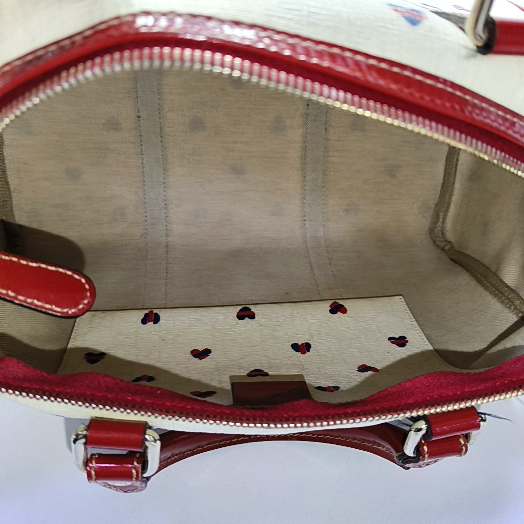 GUCCI Joy Beige Coated Canvas Printed Tote Bag Golden hardware-(SKU)-955096303