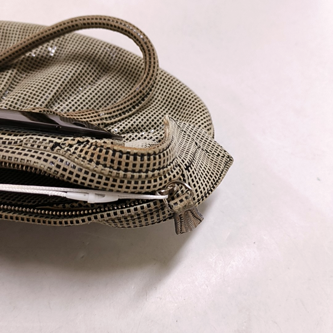 FENDI Gray Suede Handbag Silver Hardware-(SKU)-950362513