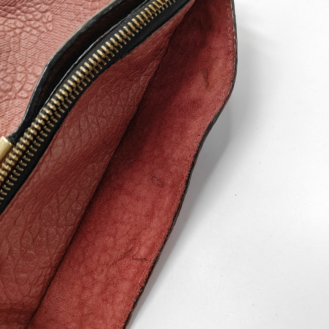 BURBERRY Pink Cowhide Embossed Crossbody Single Shoulder Bag Golden hardware Removable shoulder strap-(SKU)-939917581
