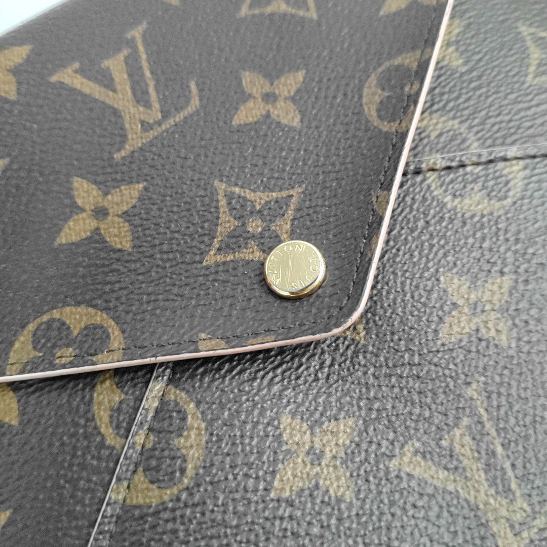 LOUIS VUITTON KIRIGAMI Brown Coated Canvas Monogrammed Tote Handbag Golden hardware-(SKU)-957751552