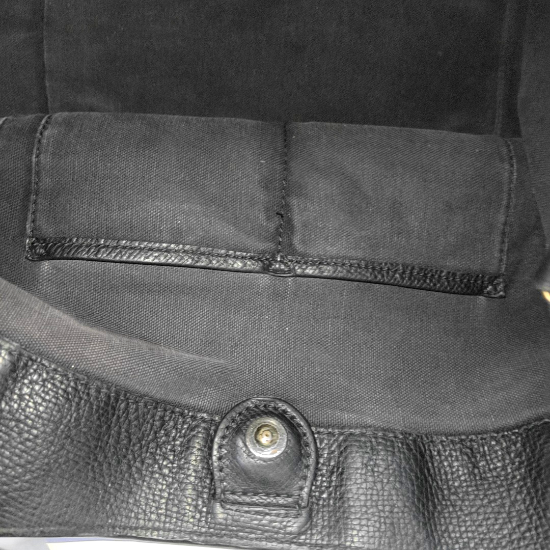 BURBERRY Canterbury Black Cowhide Warhorse Grain Single Shoulder Bag Golden hardware shoulder straps-(SKU)-933963706