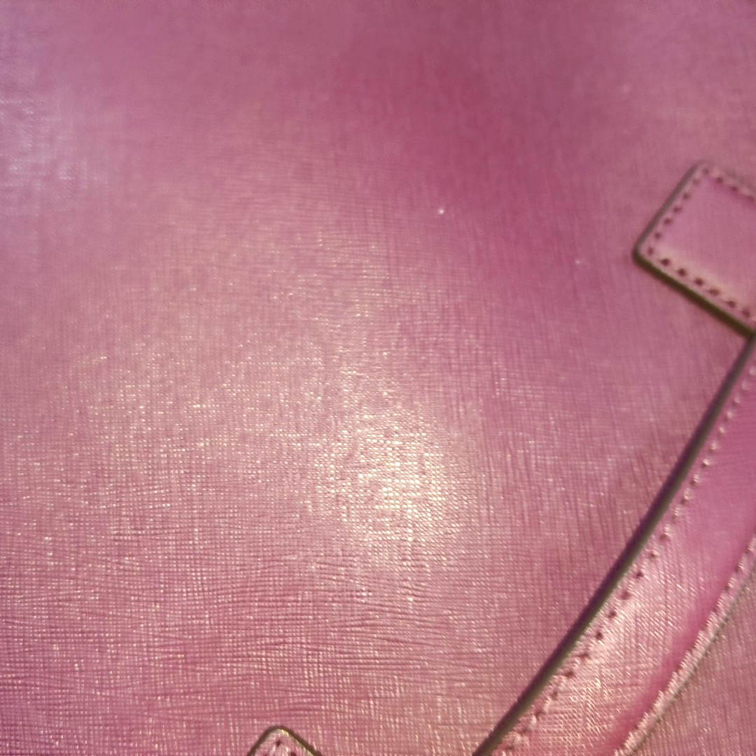 MICHAEL KORS Hamilton Fuchsia Red Calfskin Studs Single Shoulder Crossbody Bag Golden hardware Removable shoulder strap-(SKU)-939155071