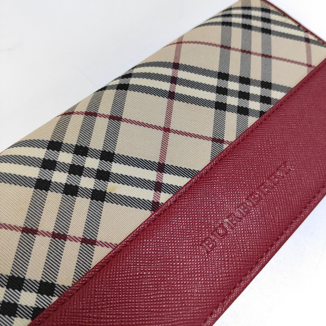 BURBERRY Multicolor Canvas Wallet Silver Hardware-(SKU)-951815564