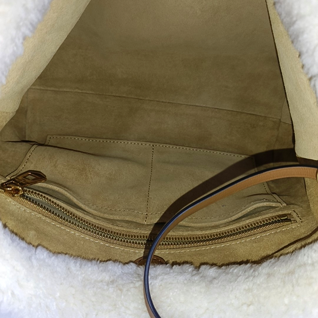 LOUIS VUITTON CARRYALL Small Khaki Suede Coated Canvas Monogram Single Shoulder Bag Tote Bag Golden Hardware Removable Shoulder Strap Accessories Included-(SKU)-959452825