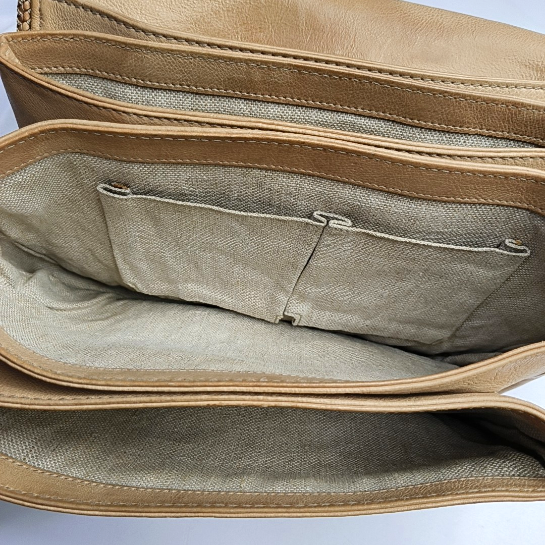 GUCCI Trunk Brown Canvas Monogrammed Crossbody Shoulder Bag Golden hardware-(SKU)-951960064
