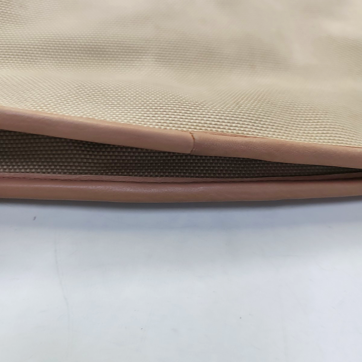 FENDI 米色帆布双F提花斜挎包Handheld包Shoulder Bag Golden hardware-(SKU)-945606964