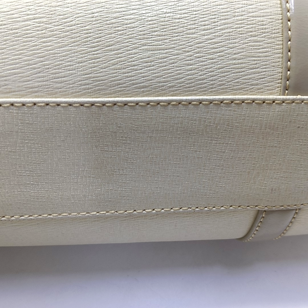 BURBERRY Beige Leather Tote Bag Golden hardware-(SKU)-944138896