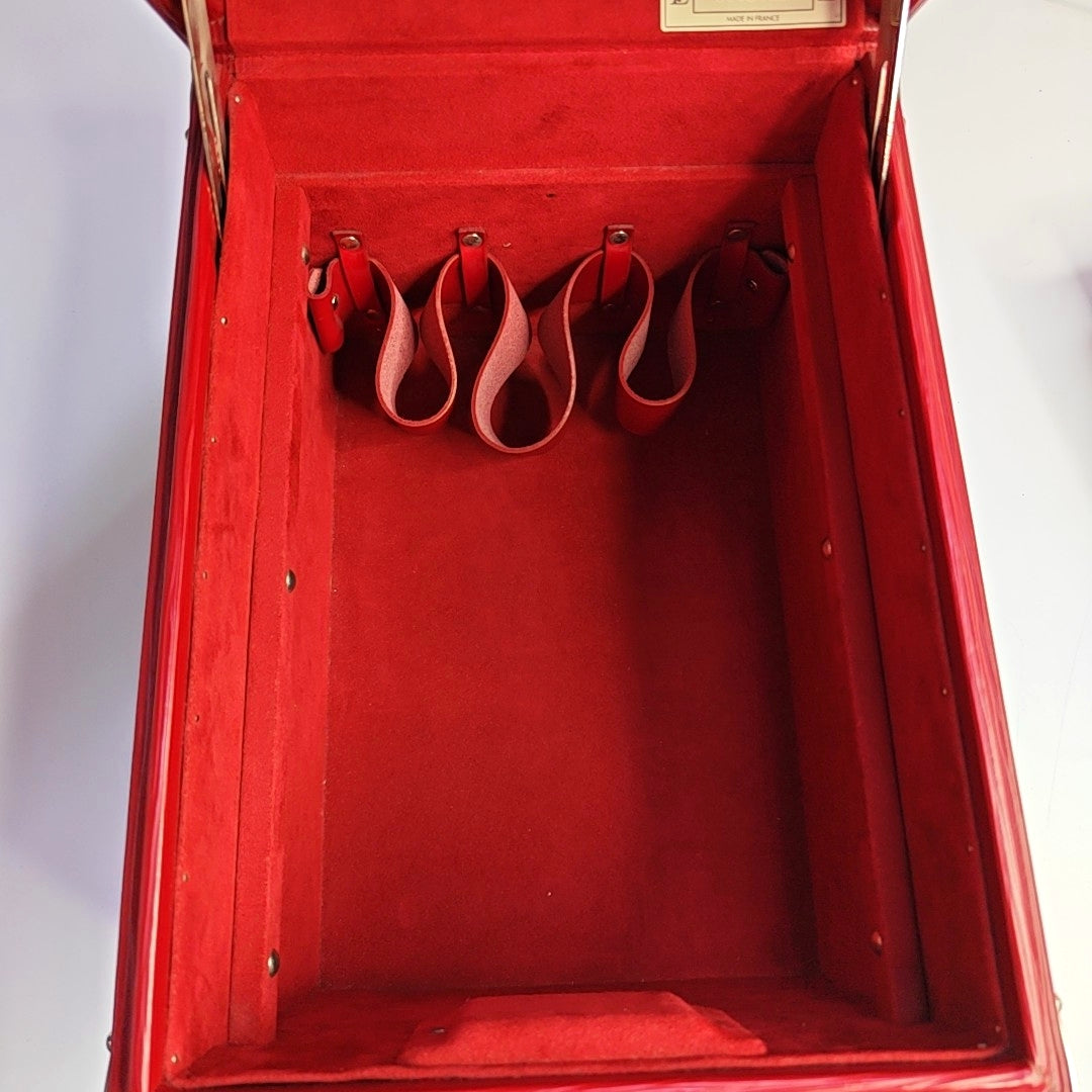 LOUIS VUITTON BLEECKER BOX Red EPI Leather Embossed Tote Bag Silver Hardware Inner Bag-(SKU)-968079399