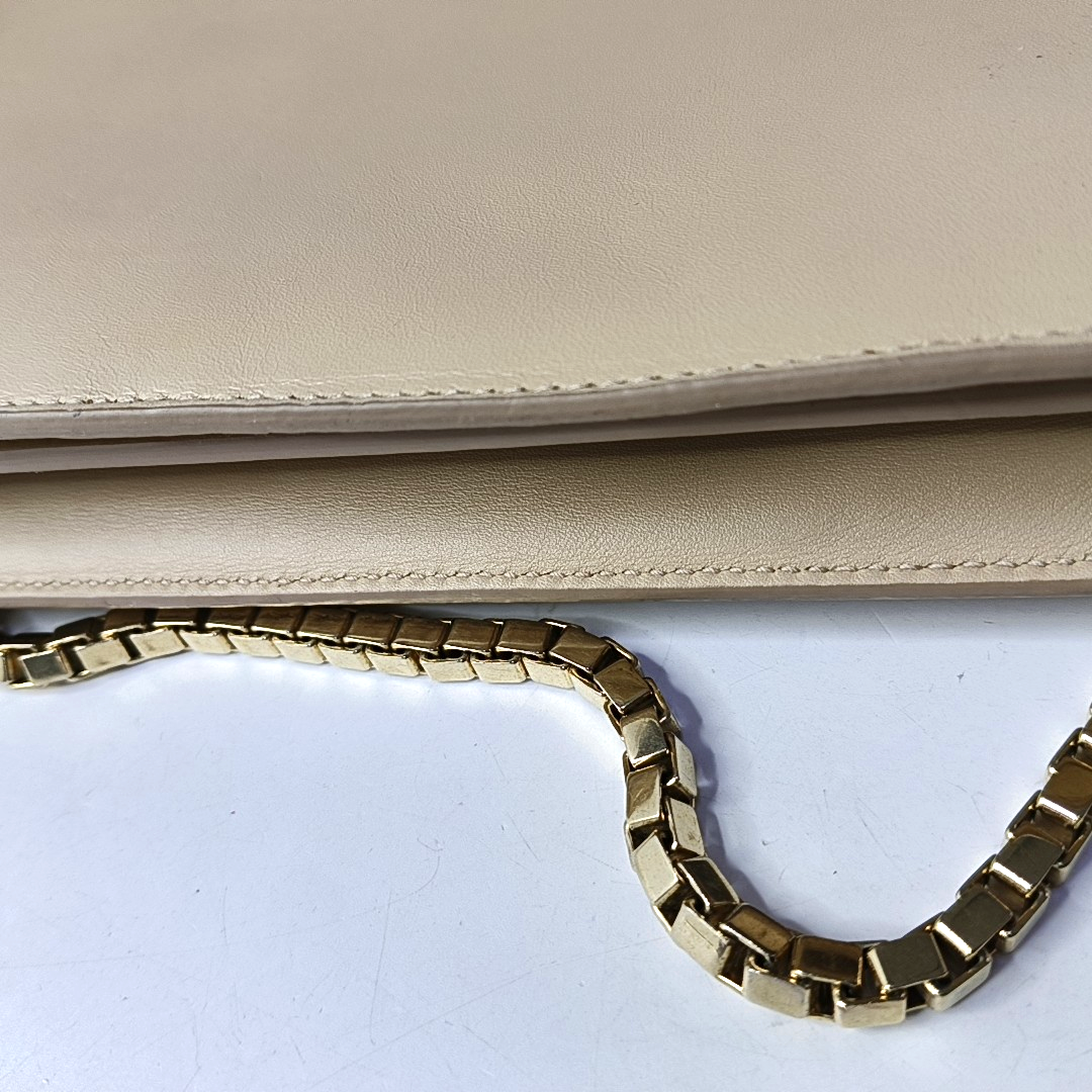 FERRAGAMO Thalia Khaki Calf Leather Crossbody Shoulder Bag Golden hardware Removable shoulder strap-(SKU)-943501059