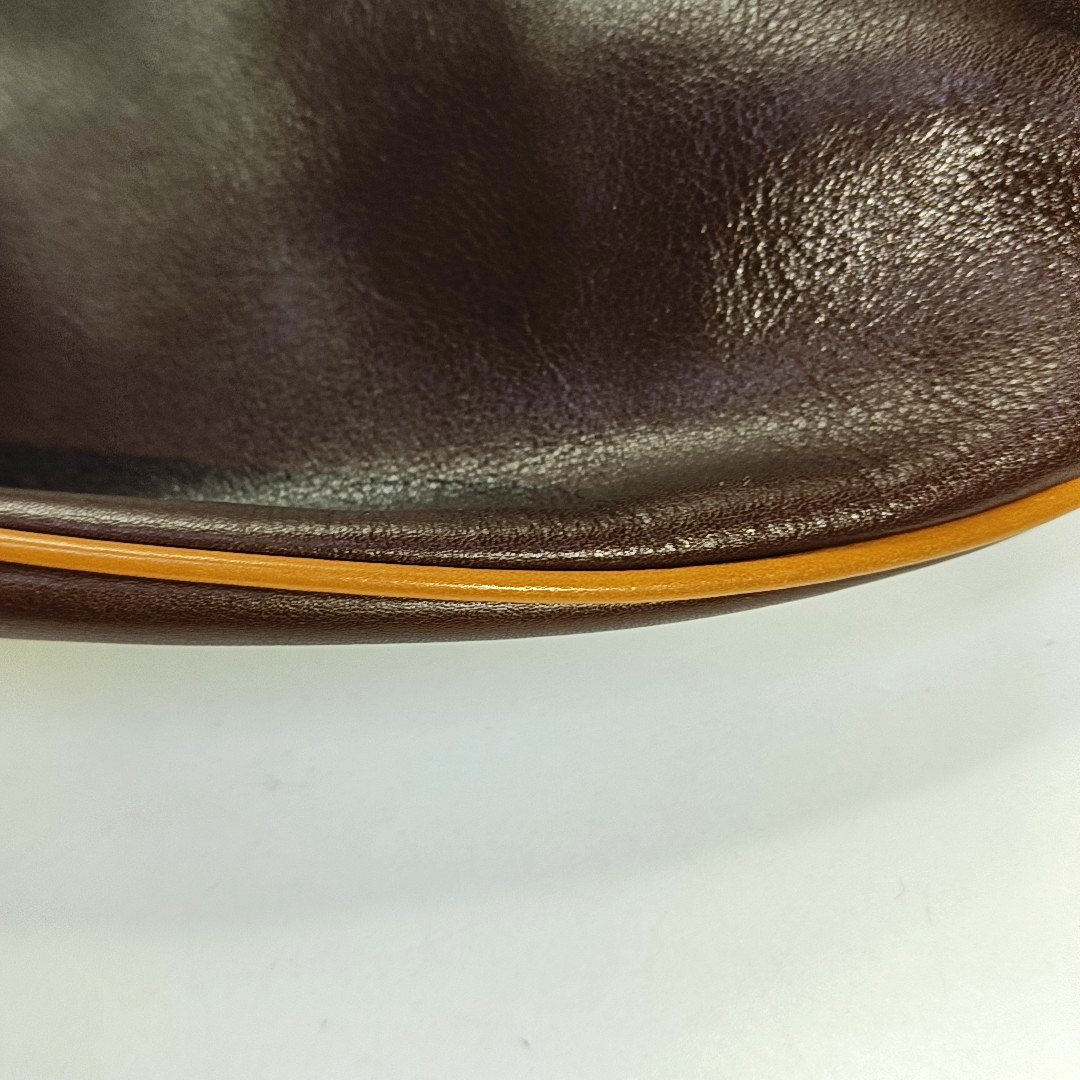 CELINE MACADAM CLUTCHES Dark Brown Cowhide Handbag Golden hardware-(SKU)-951570187