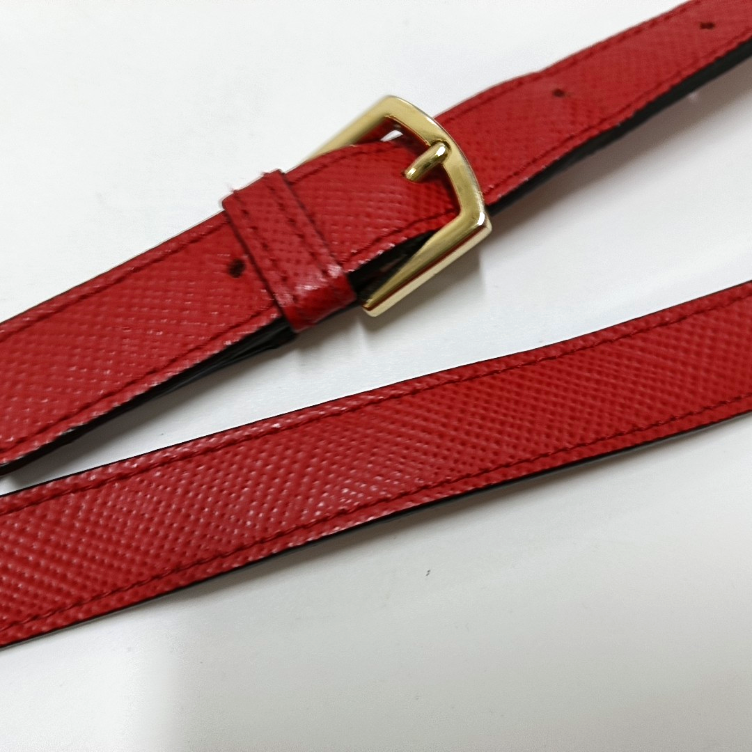 FURLA Tote bag Red Leather Crossbody Bag Handbag Single Shoulder Bag Golden hardware Removable shoulder strap-(SKU)-940601007