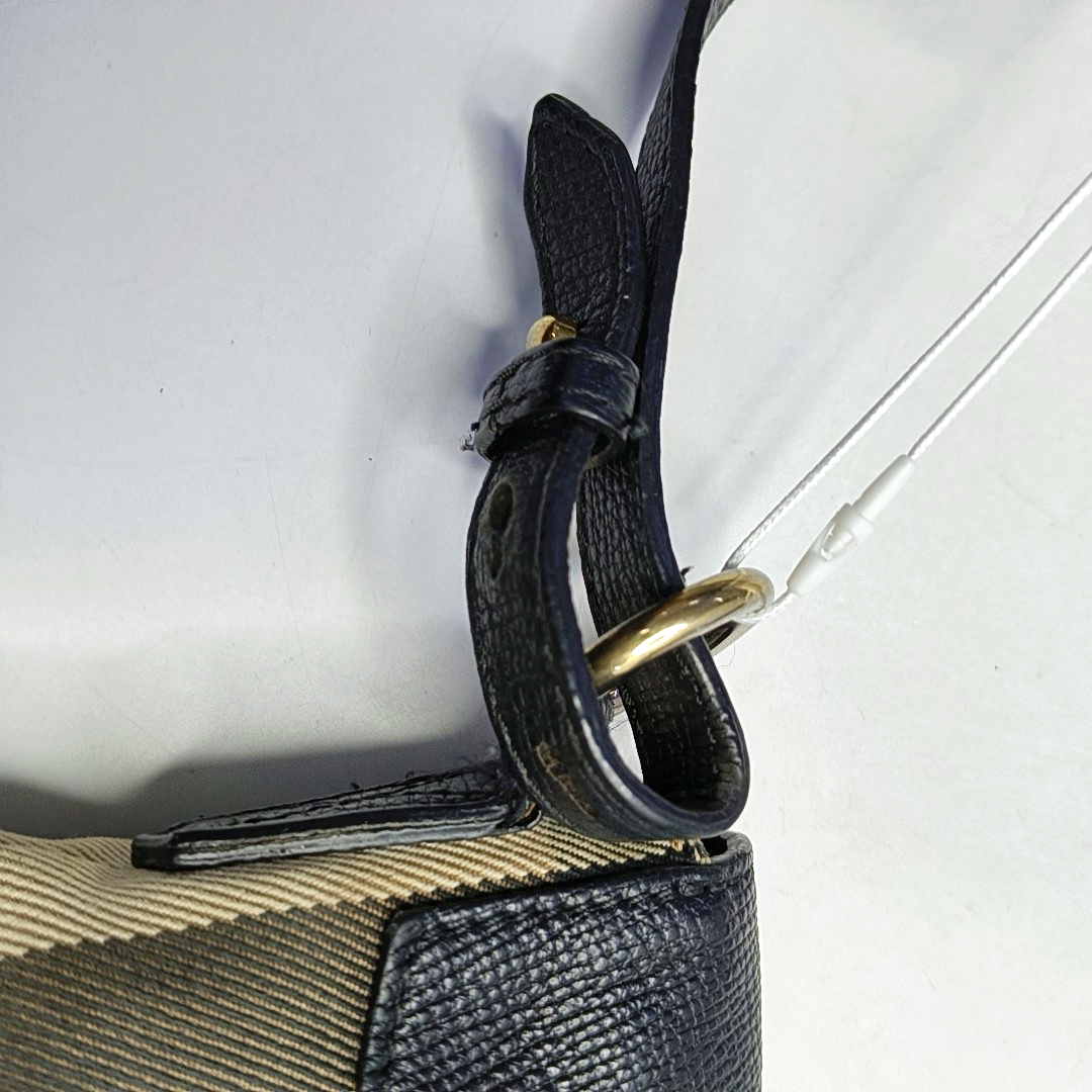 BURBERRY Beige Fabric Crossbody Bag Golden hardware Removable shoulder strap-(SKU)-955688405