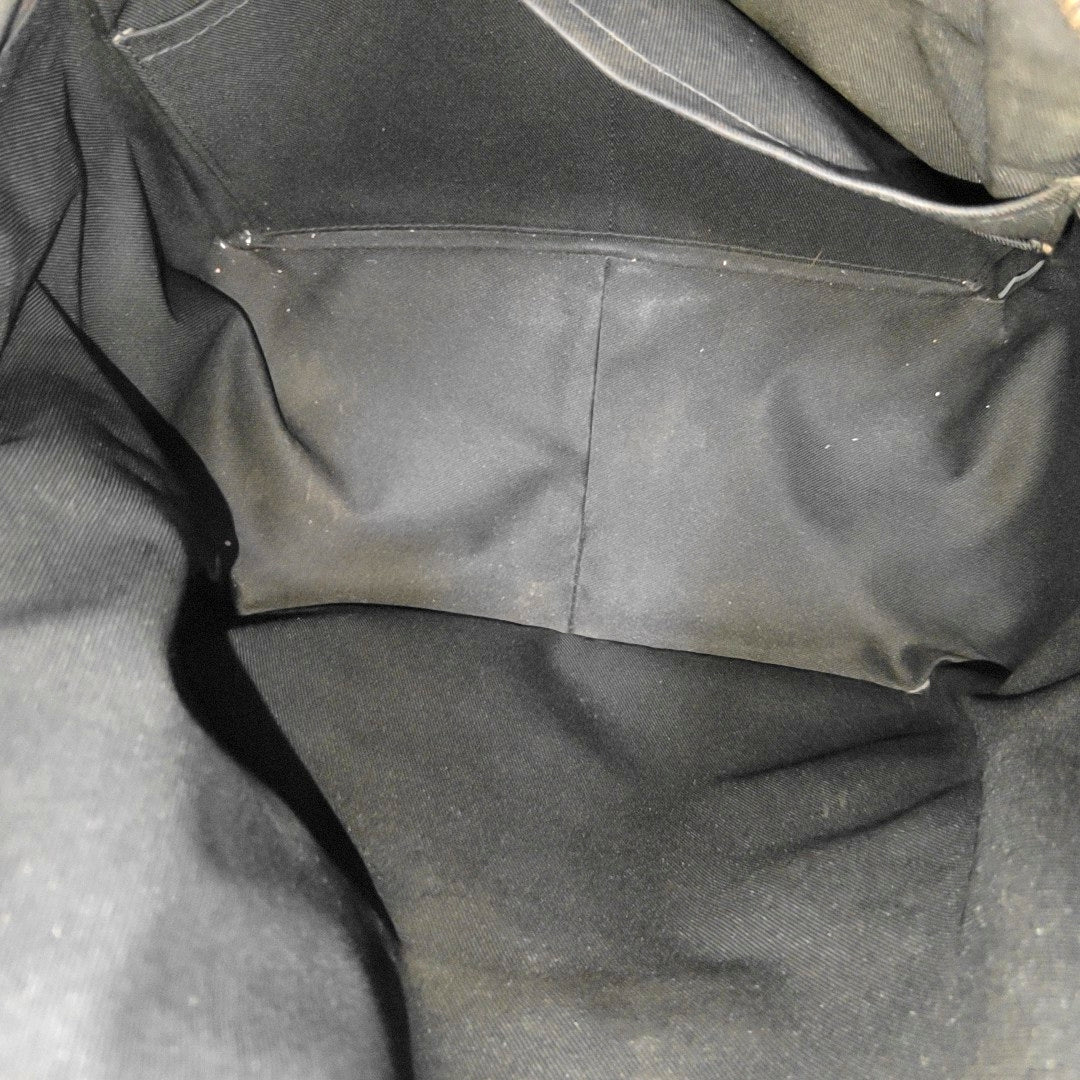 LOUIS VUITTON DISCOVERY Dark Gray Coated Canvas Monogram Printed Backpack Tote Bag with Silver Hardware-(SKU)-969984288