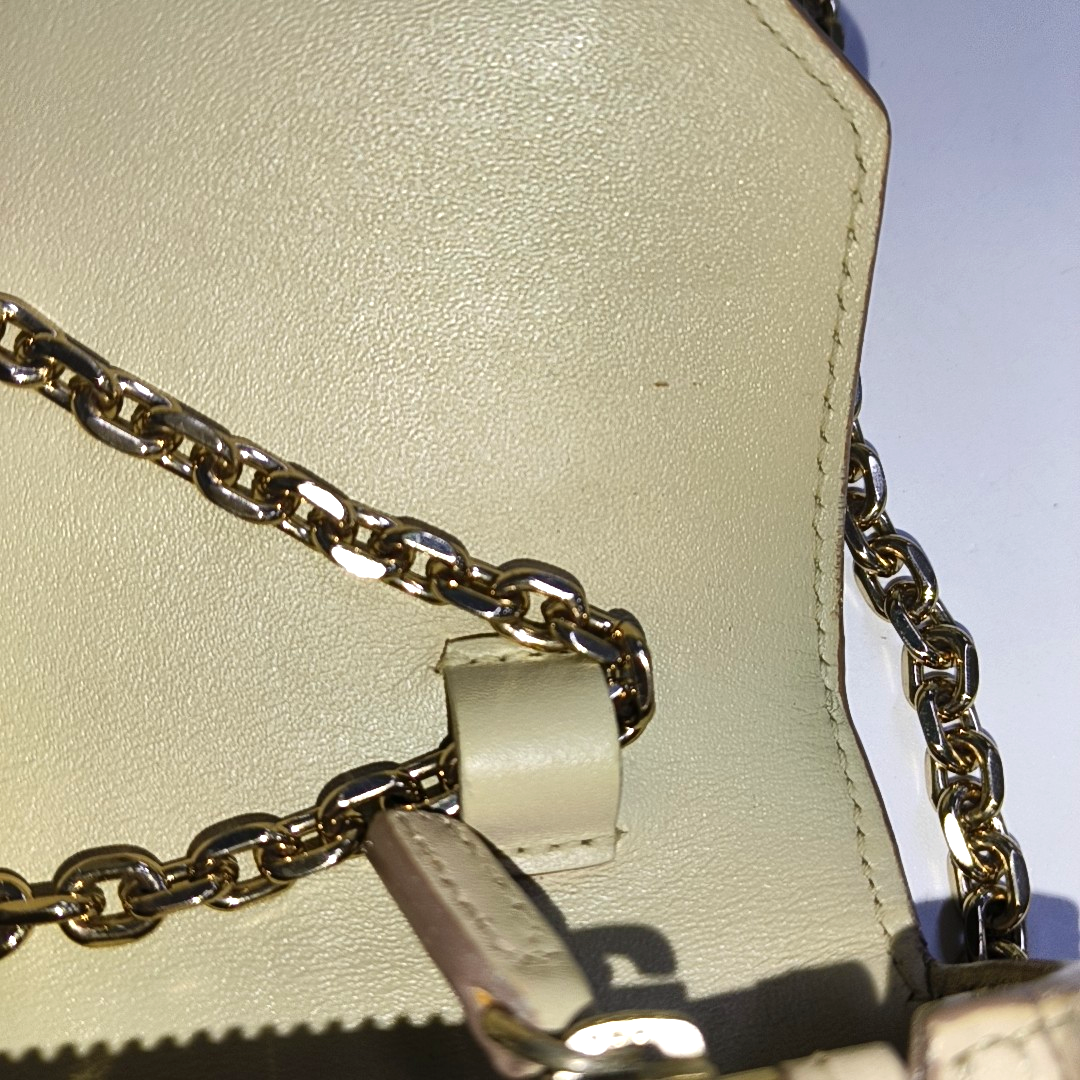 MCM MILLIE Khaki Coated Canvas Monogrammed Bay Laurel Buckle Crossbody Shoulder Bag Golden hardware Removable shoulder strap-(SKU)-935170970