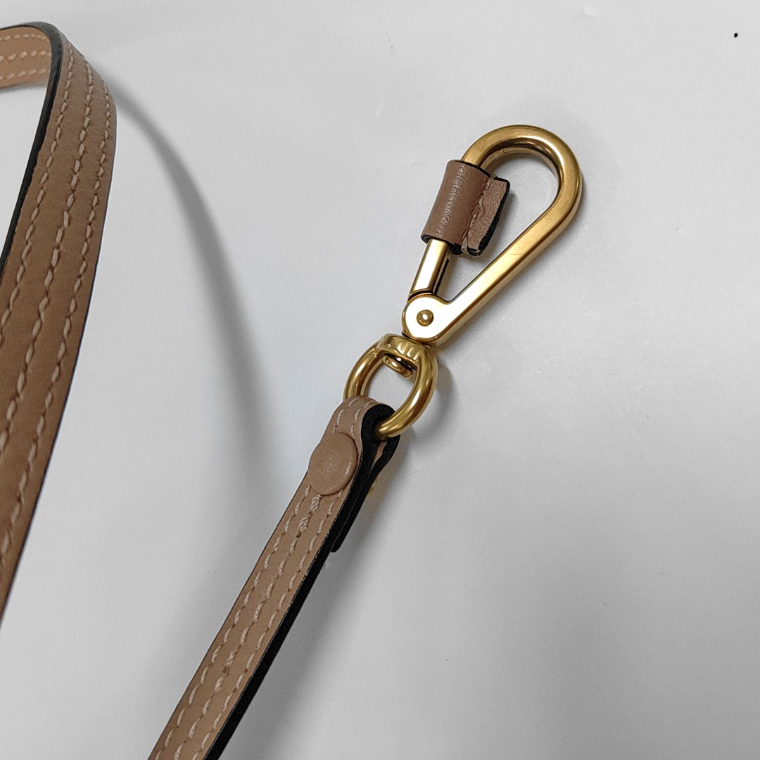 Chloé Nile Small size Nude Pink Cow Leather Shoulder Bag with Shoulder Strap Golden hardware Removable shoulder strap-(SKU)-956893921