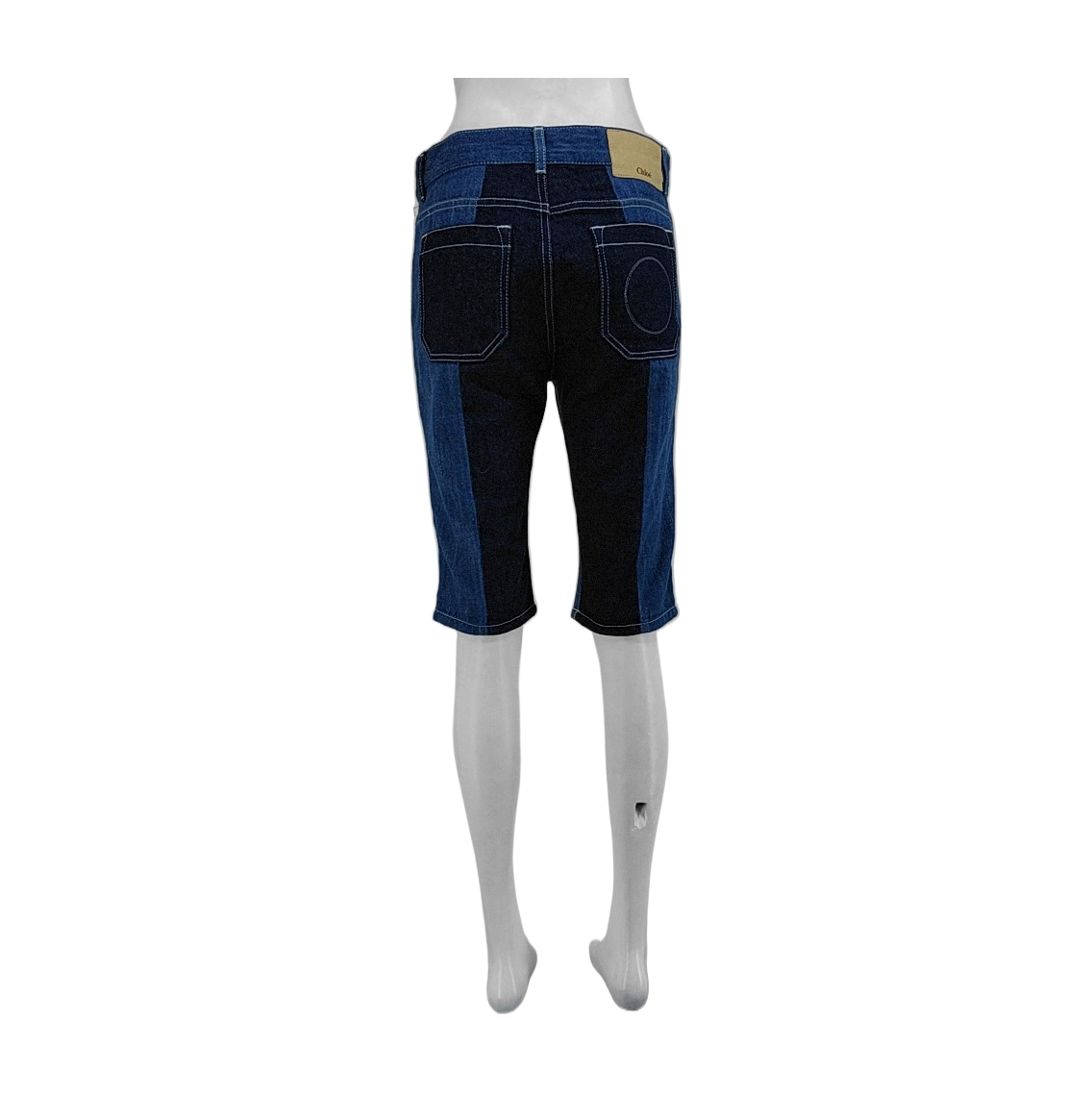 Chloé Mcode Blue Cotton Ladies Denim Jeans-(SKU)-939587431