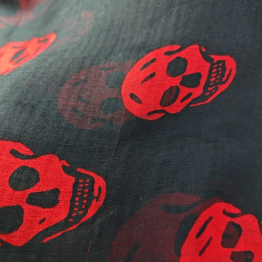 Alexander McQUEEN Black Silk Scarf-(SKU)-942001435