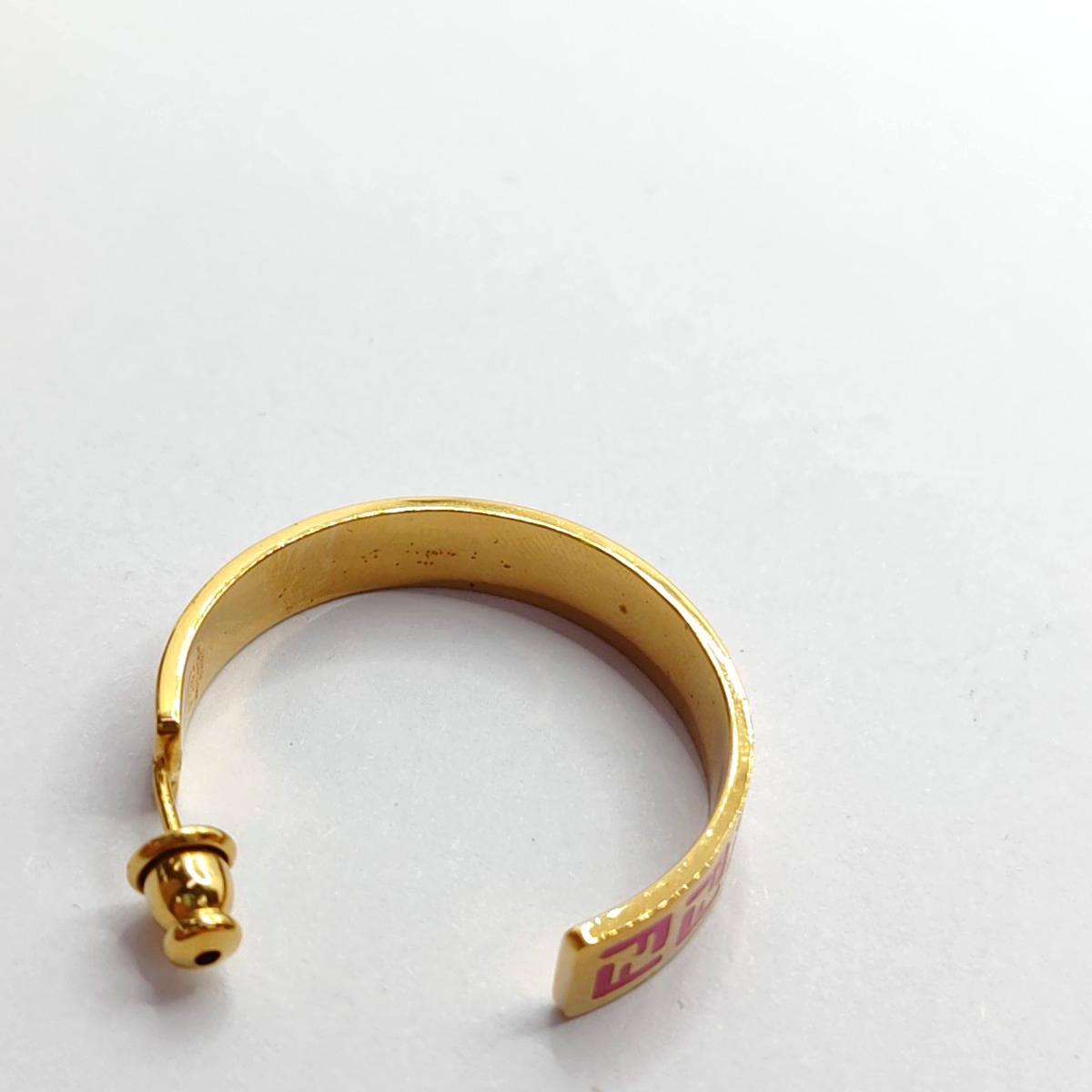FENDI FF 金色合金其他LOGO耳环-(SKU)-938869056