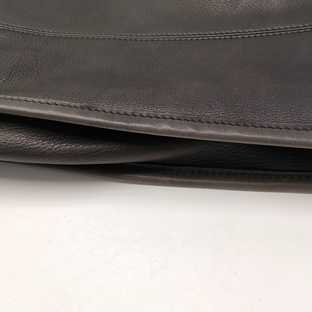 FENDI Tote bag Black cowhide tote bag Silver Hardware-(SKU)-960577397