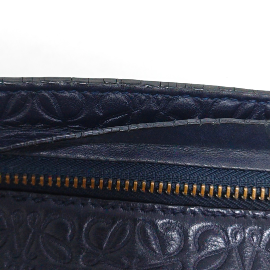 LOEWE Blue Leather Handbag Silver Hardware-(SKU)-948070962
