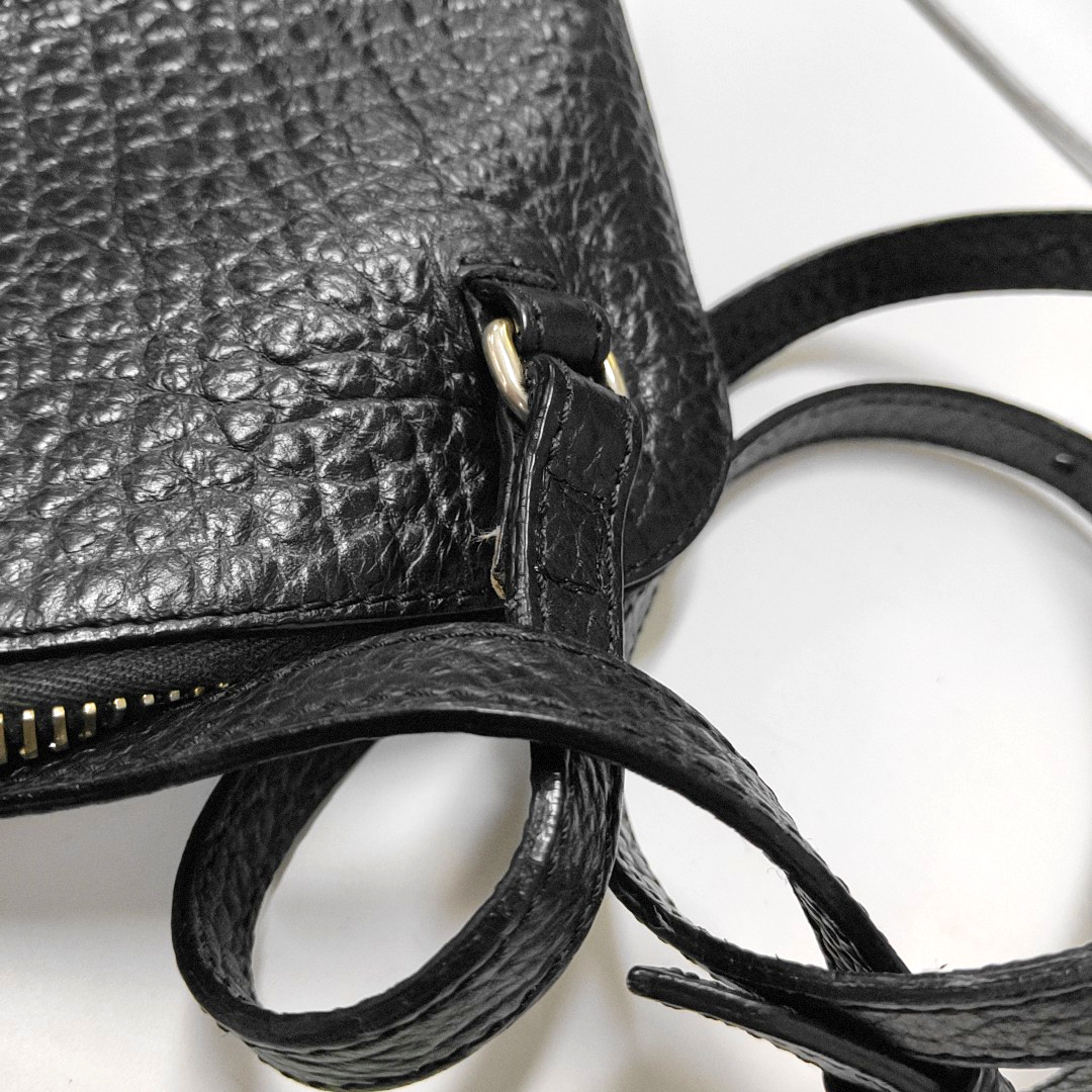 BURBERRY Harrogate Black Cowhide Single Shoulder Bag Crossbody Bag Golden hardware-(SKU)-933835304