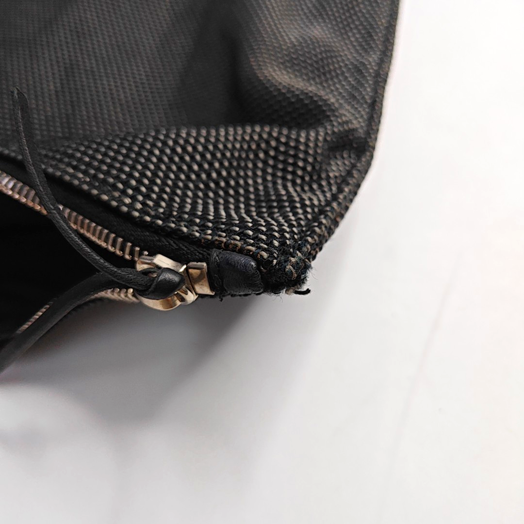 BALENCIAGA Black Fabric Studs Handbag Silver Hardware-(SKU)-949038286