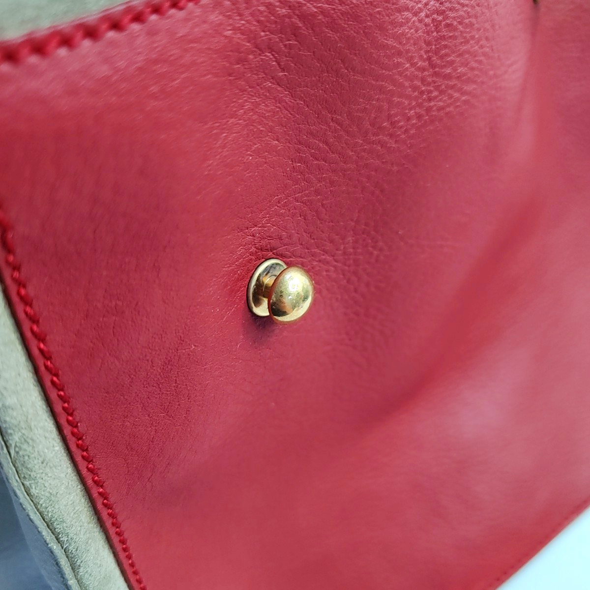 YSL MUSE TWO Red Cowhide Handbag Single Shoulder Bag Crossbody Bag Golden hardware-(SKU)-947613450