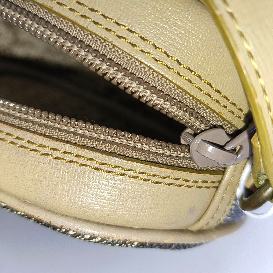 YSL Grey Coated Canvas Animal Print Crossbody Bag Single Shoulder Bag Black hardware-(SKU)-935282127