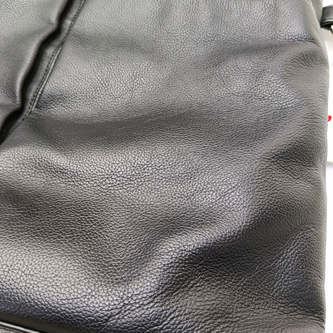 COACH Black Cowhide Single Shoulder Bag Sling Bag Tote Silver Hardware Removable shoulder strap-(SKU)-951940075