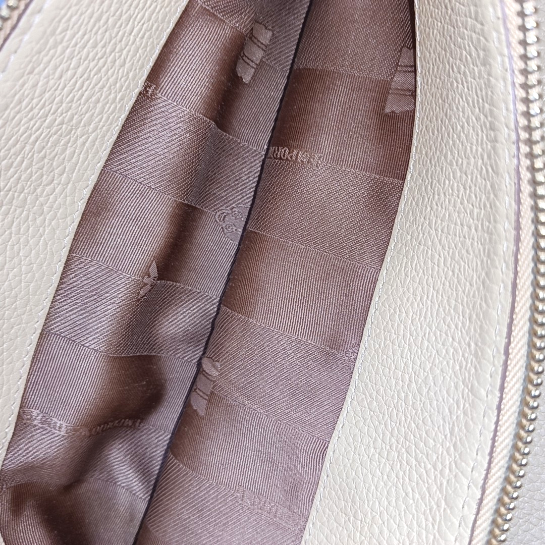 EMPORIO ARMANI Khaki Calf Leather Crossbody Shoulder Bag Golden hardware Removable shoulder strap-(SKU)-933628444