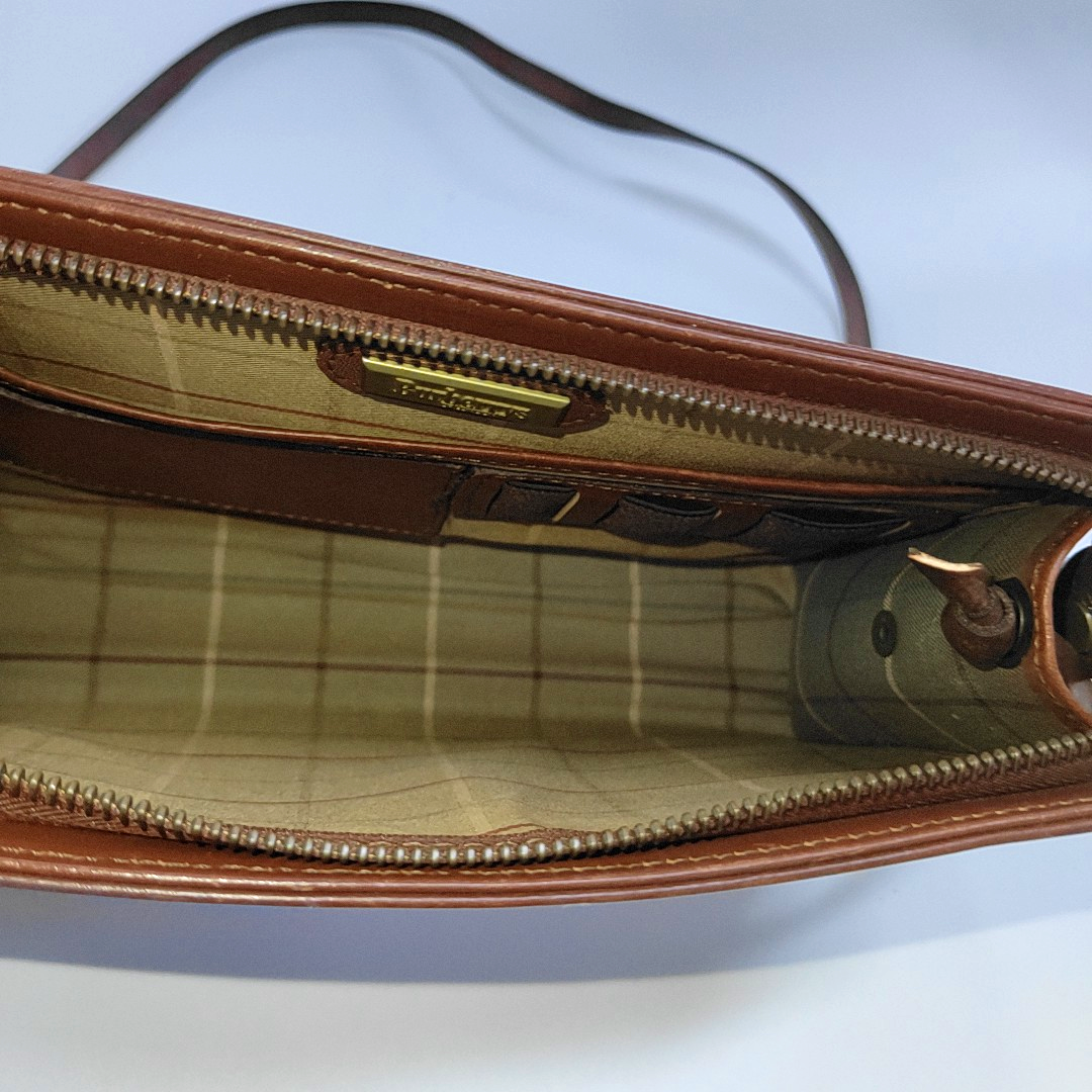 BURBERRY Caramel Leather Single Shoulder Bag Handbag Brown Hardware Removable shoulder strap-(SKU)-955601715