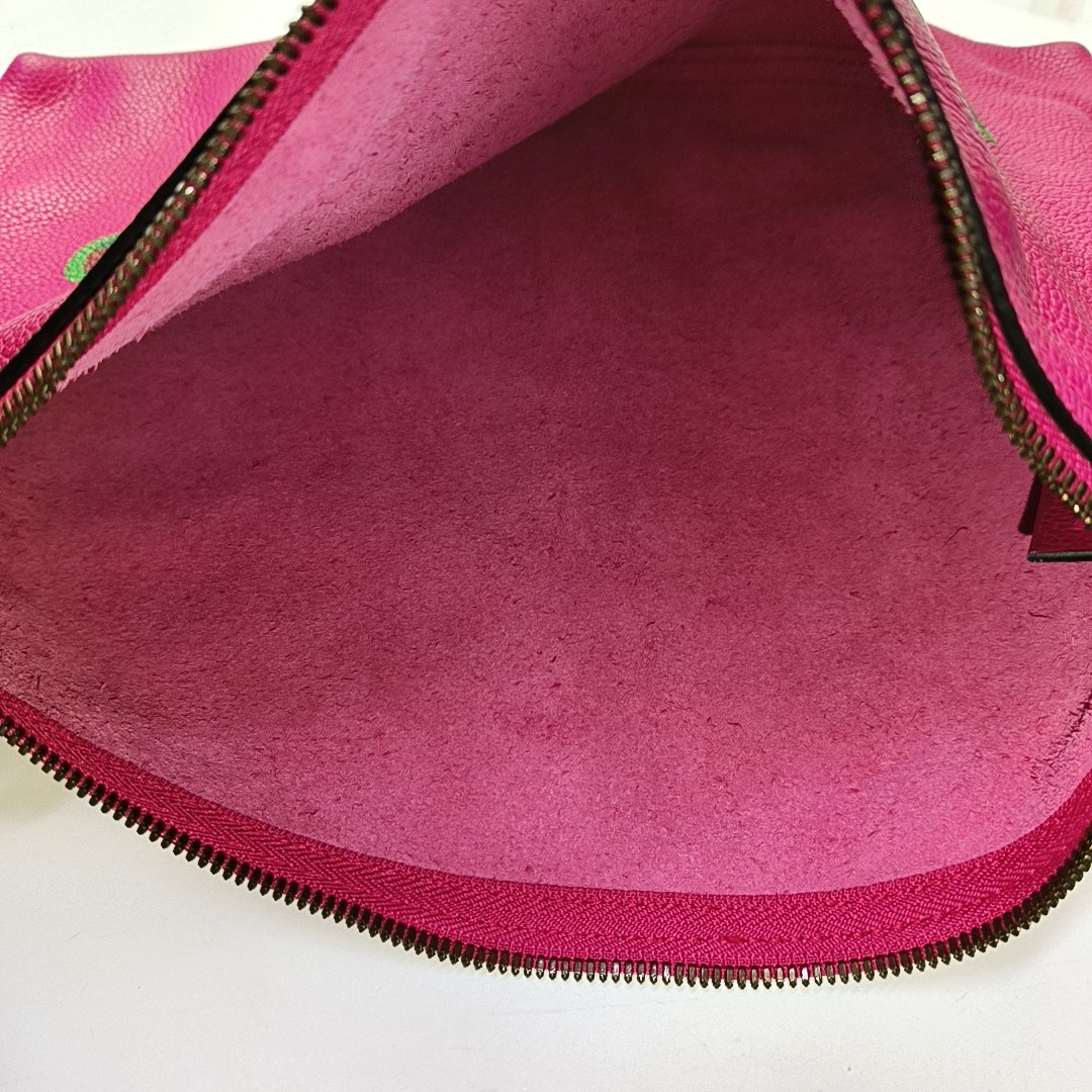 GUCCI Print Medium size Pink Cowhide Printed Handbag Crossbody Shoulder Bag Golden hardware-(SKU)-956241245
