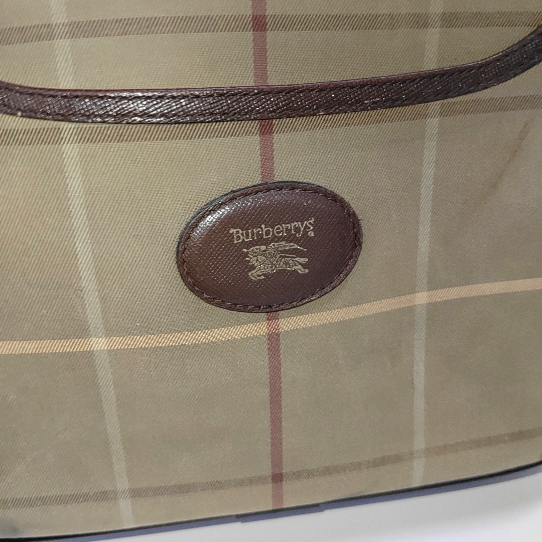 BURBERRY Camera Bag Brown Canvas Crossbody Single Shoulder Bag Golden hardware-(SKU)-936478276