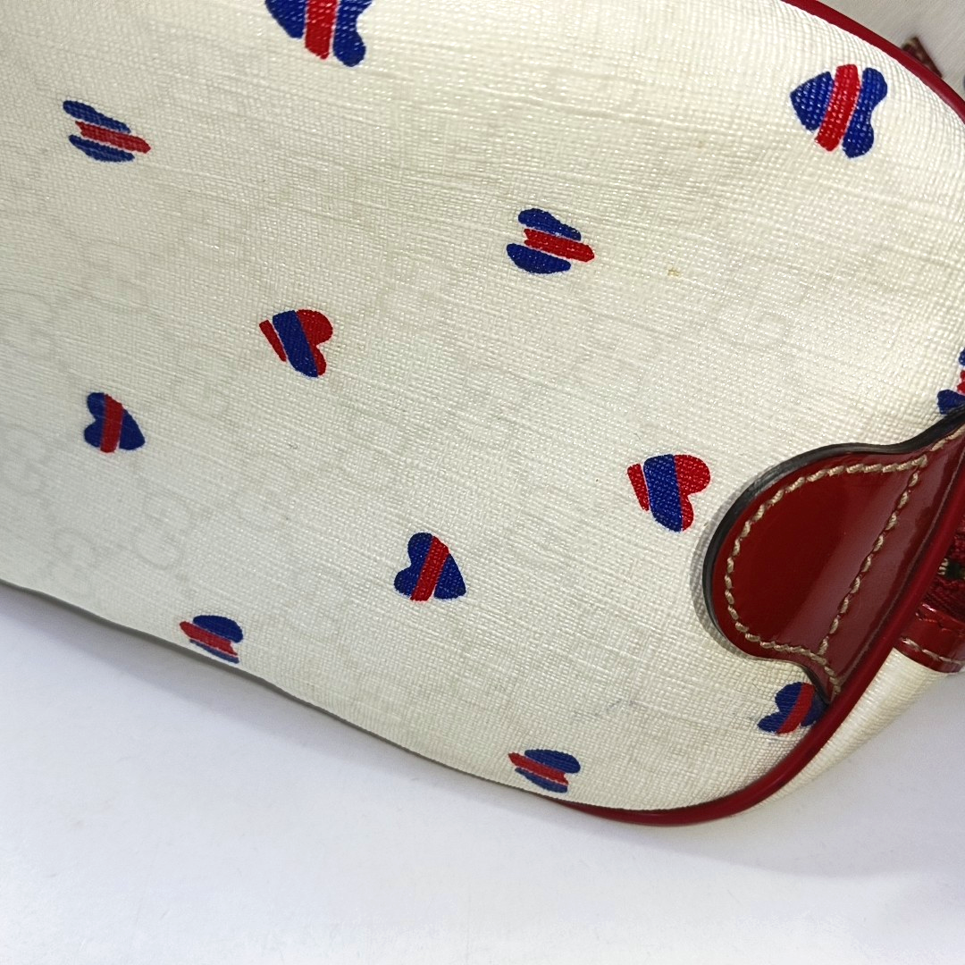 GUCCI Joy Beige Coated Canvas Printed Tote Bag Golden hardware-(SKU)-955096303