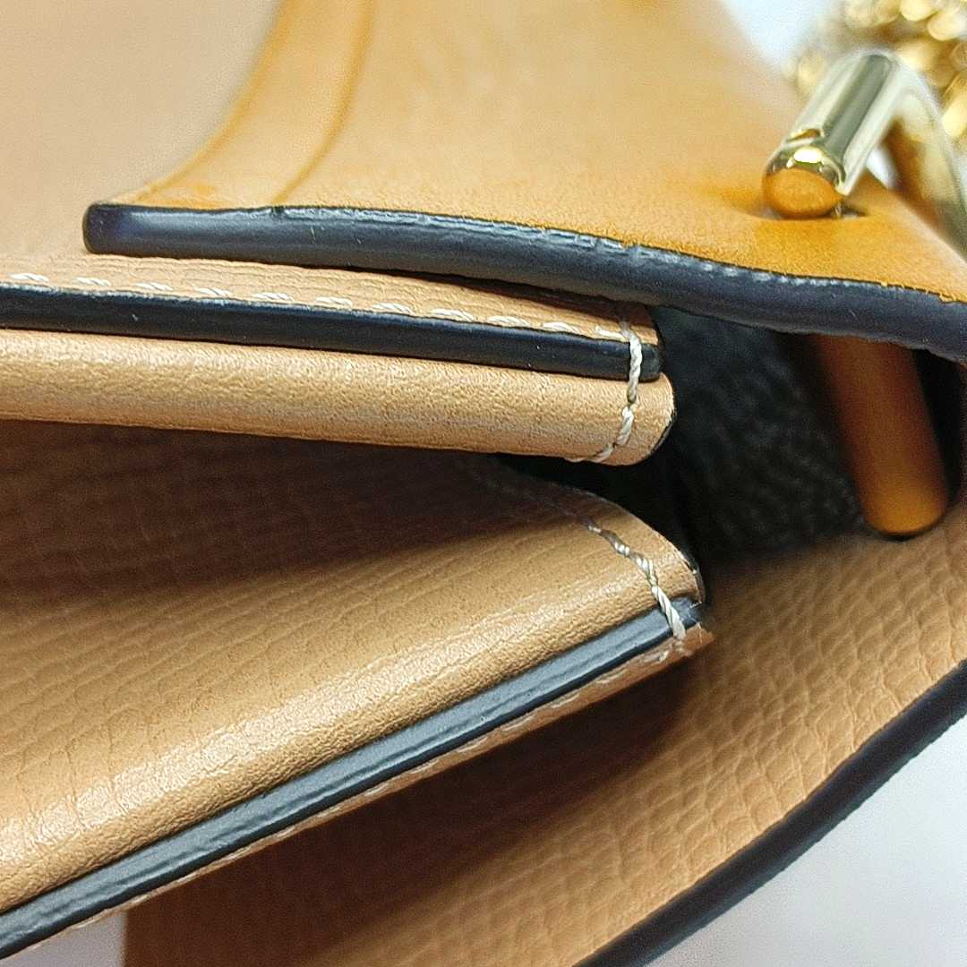 Chloé Drew Medium size Multicolor Cowhide Mini Pig Bag Crossbody Single Shoulder Bag Golden hardware Removable shoulder strap-(SKU)-956886327